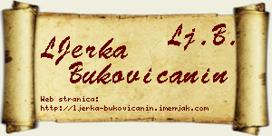 LJerka Bukovičanin vizit kartica